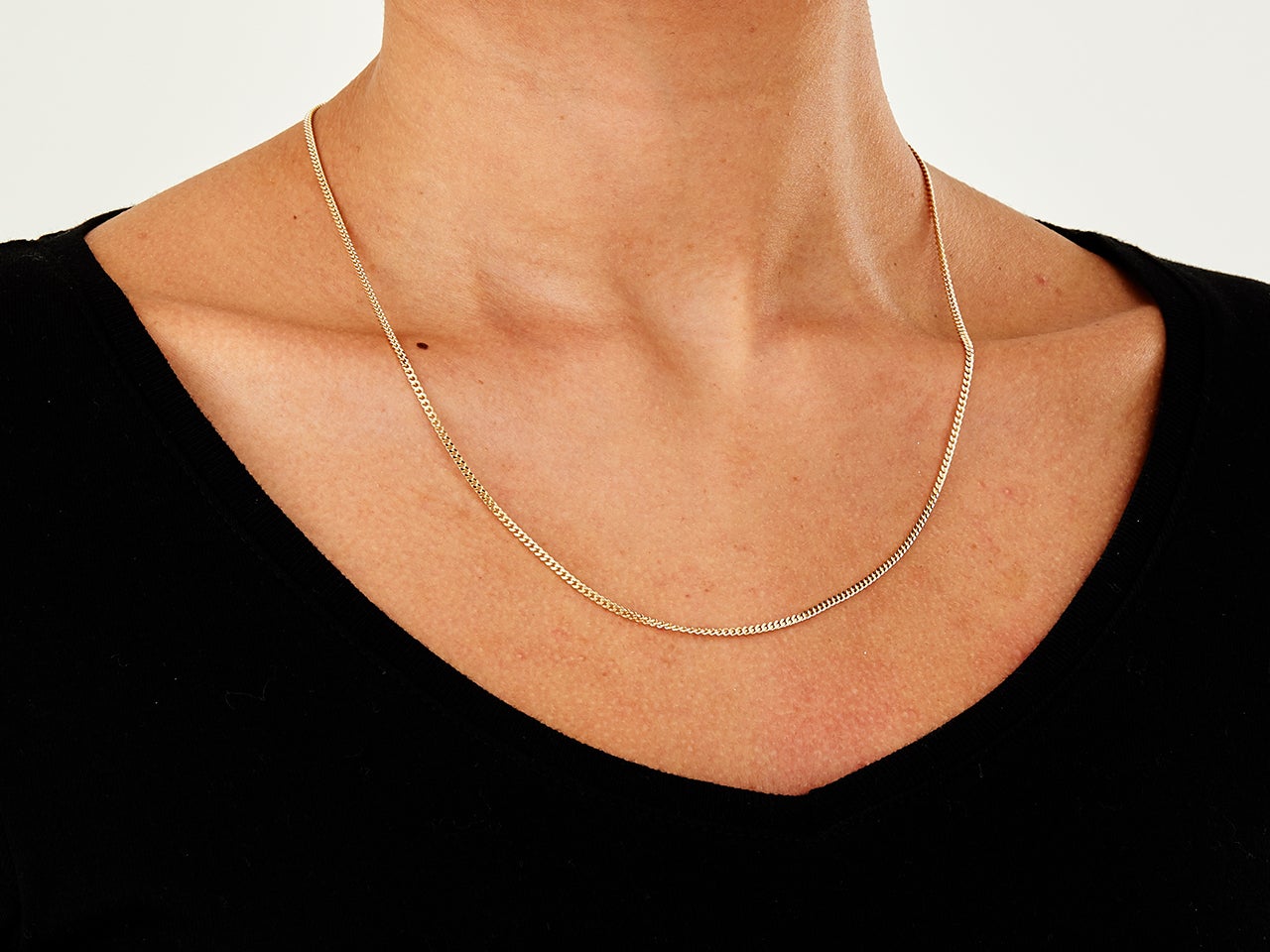 9ct Yellow Gold Curb Chain Necklace 20 inch grams Newbury's