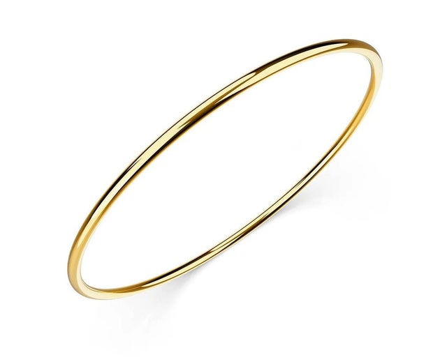 Solid gold new arrivals golf bangle