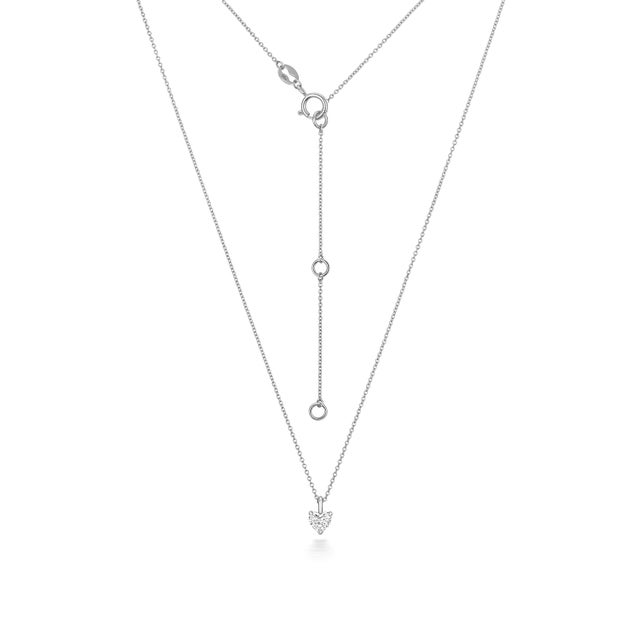 Ladies white gold necklace uk clearance