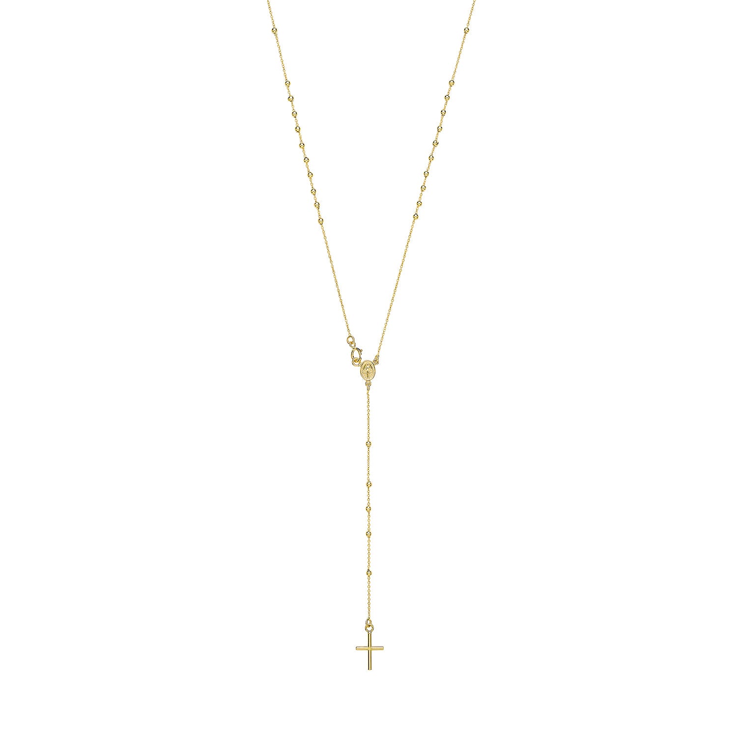 Yellow Gold Rosary Necklace – Siciliano Gioielli