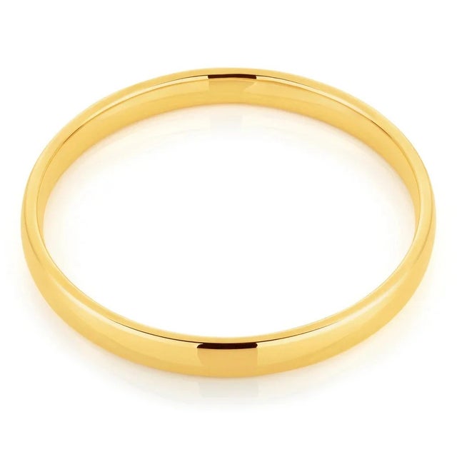 Men's plain gold cheap bangle
