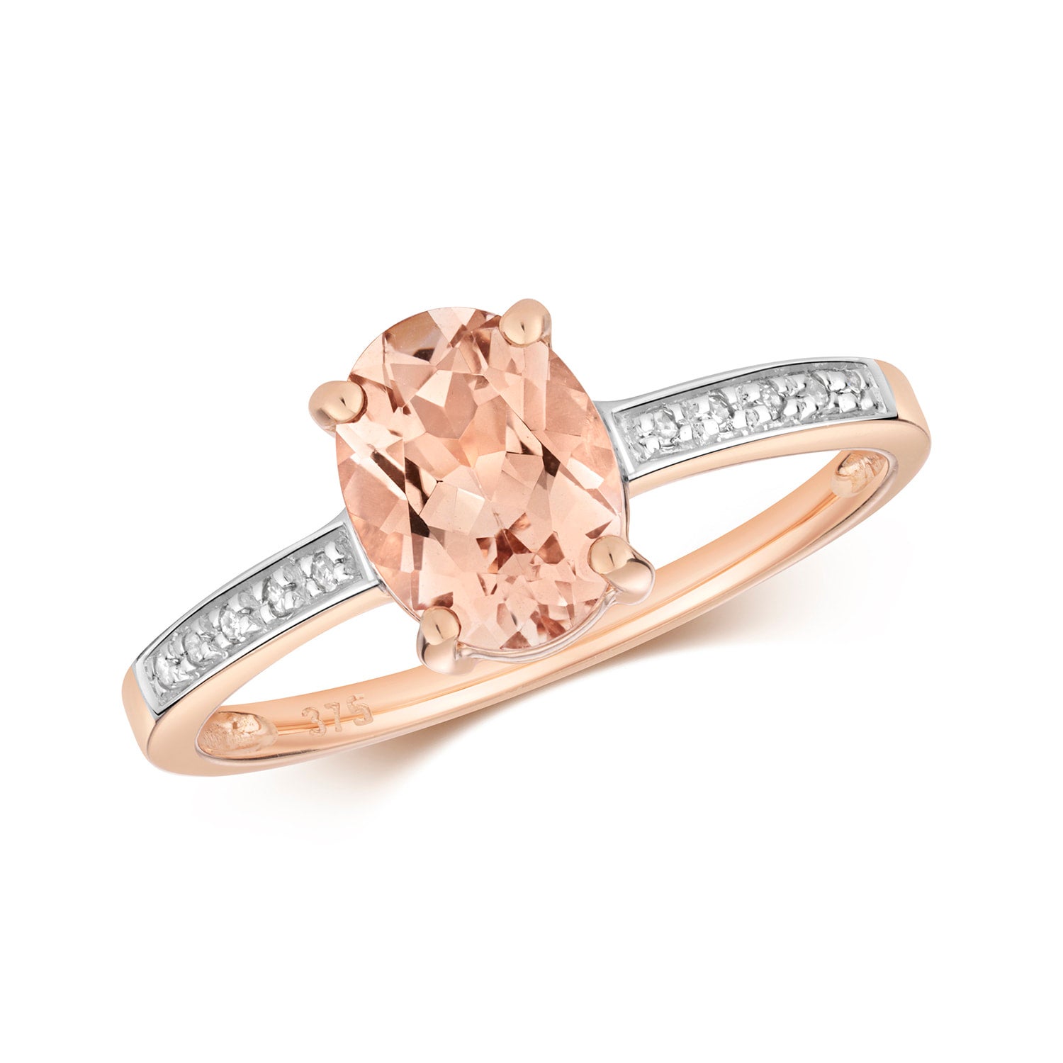 Women's morganite rings on sale