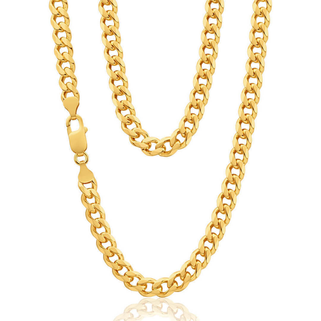 Mens 22 inch gold curb chain outlet