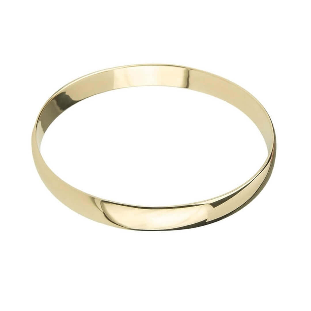 9ct yellow gold bangle on sale