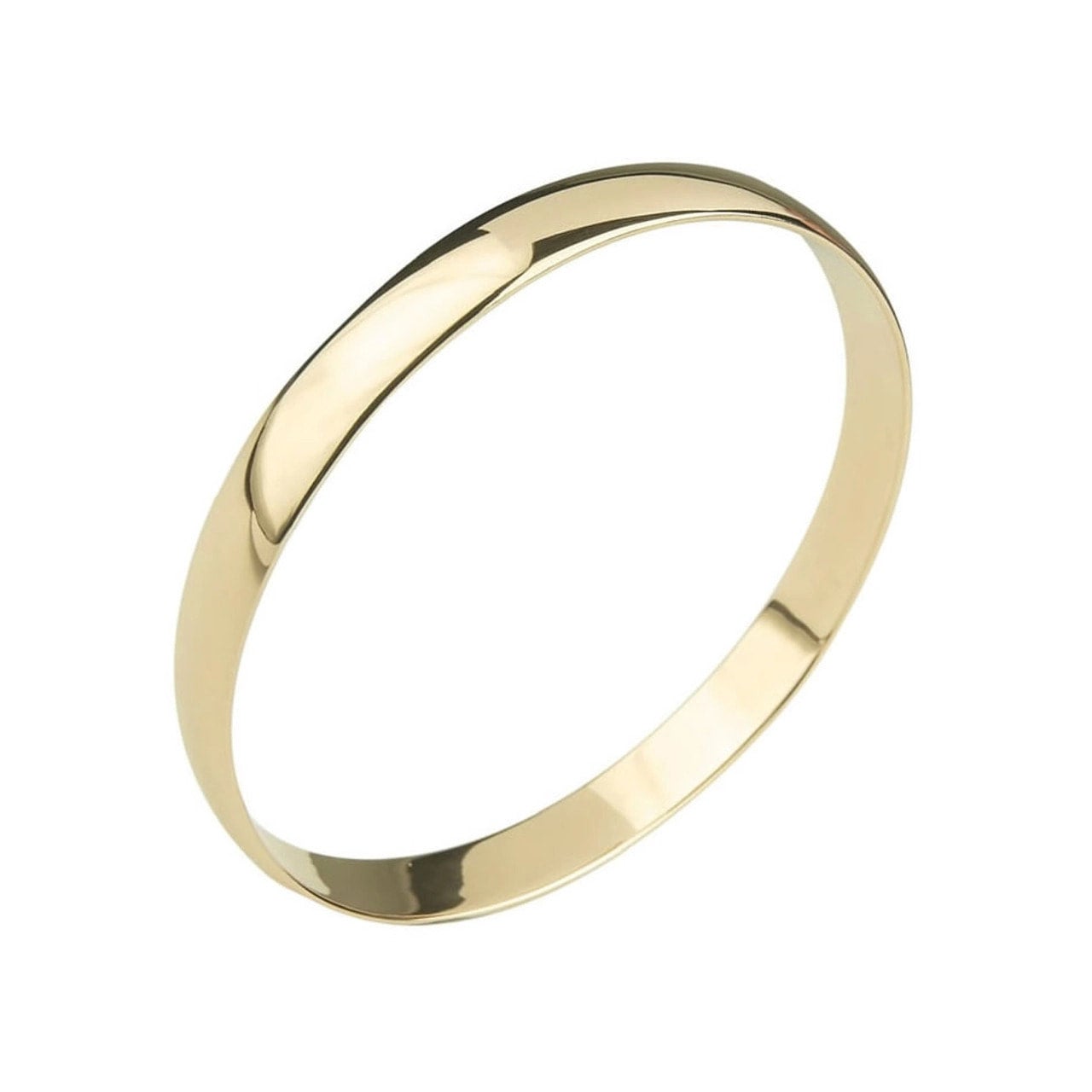 18k Yellow Gold Solid 1 Cttw Diamond Bangle Bracelet – Exeter Jewelers