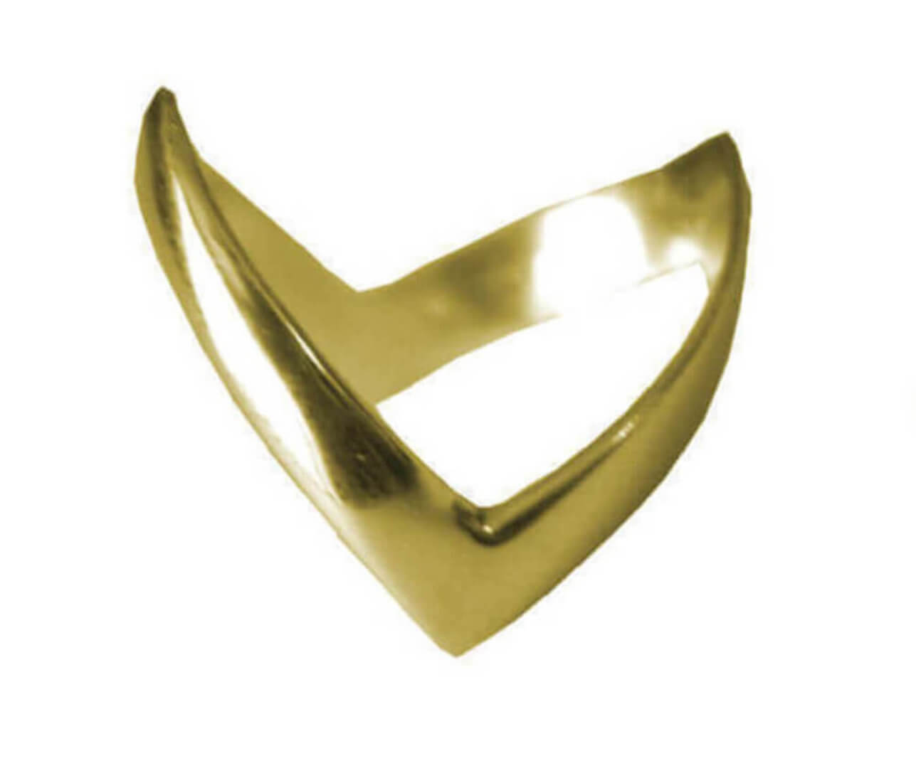 Gold double wishbone ring online