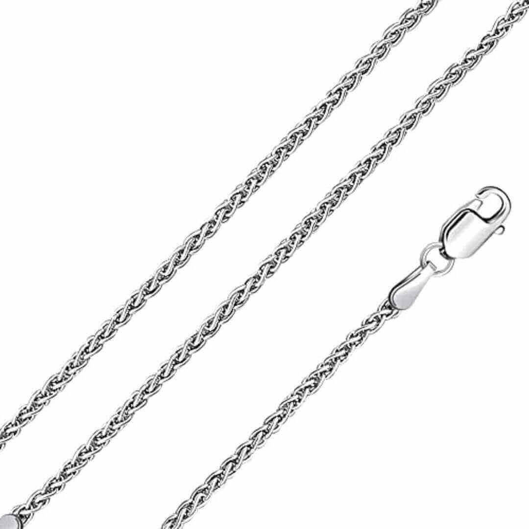 Platinum spiga on sale chain