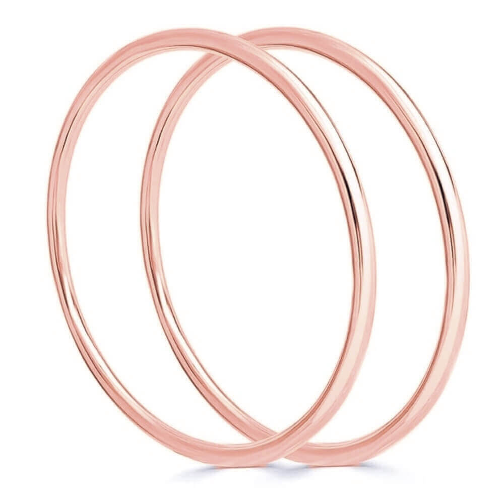 Solid gold round bangle online