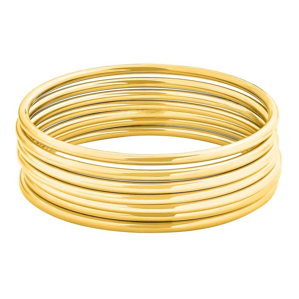 Solid gold cheap bangle designs