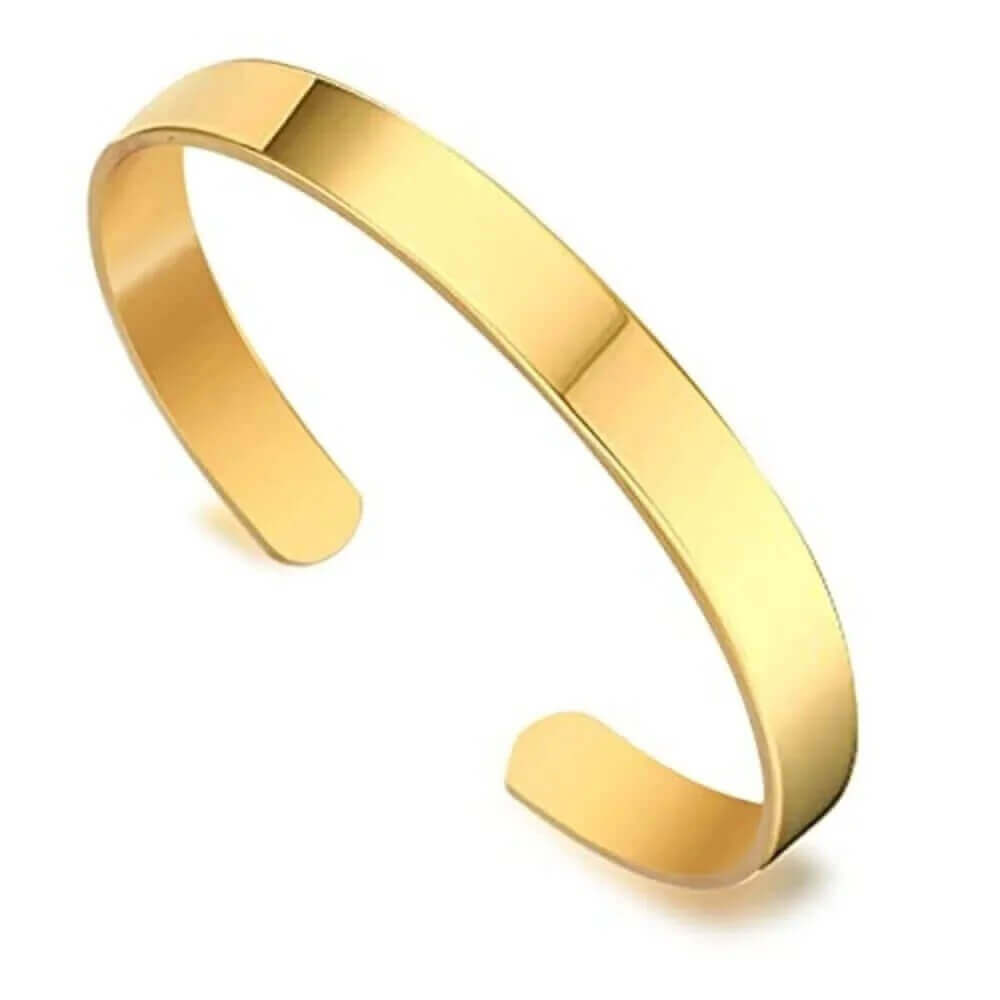 Heavy, 18kt Yellow Gold, Hinged Oval Bangle – The Antique Guild