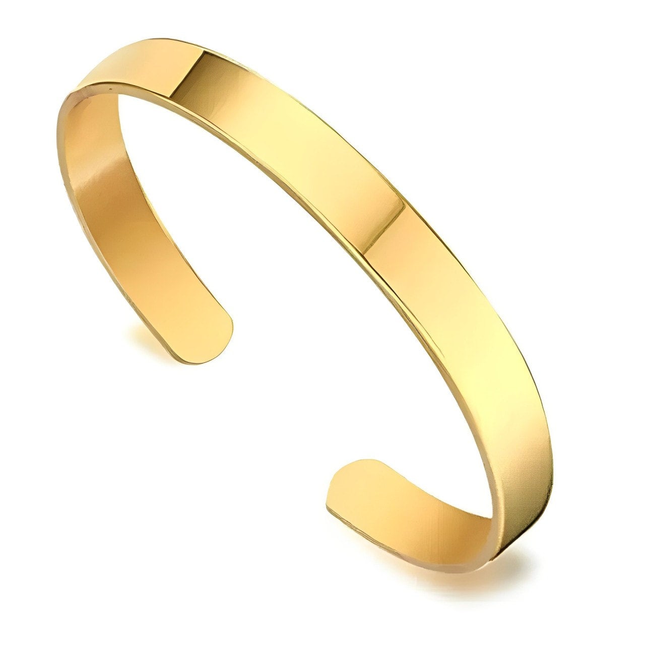 Solid gold cuff bracelet discount